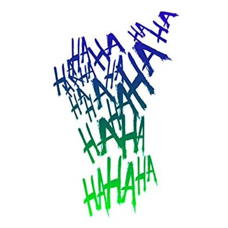 Car Accessories Joker - Car Sticker Hahaha Joker Graffiti Sticker