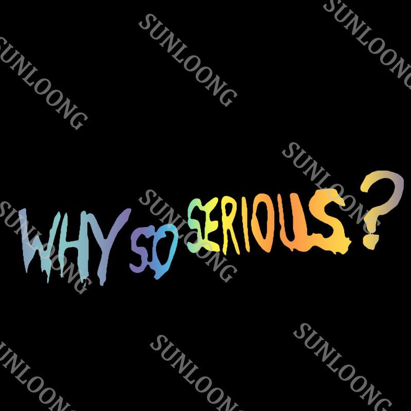 Car Accessories Joker - Personalized Why So Serious Car Stickers