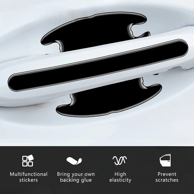 Car Door Handle Protector - SEAMETAL Car Door Handle Bowl Stickers