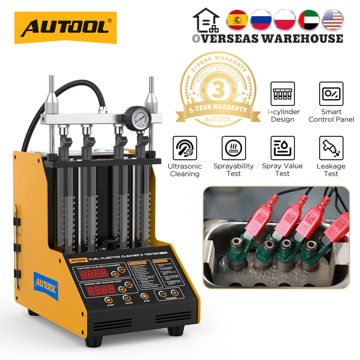 Fuel Injector Cleaner - Car Fuel Injector Cleaner Tester 4