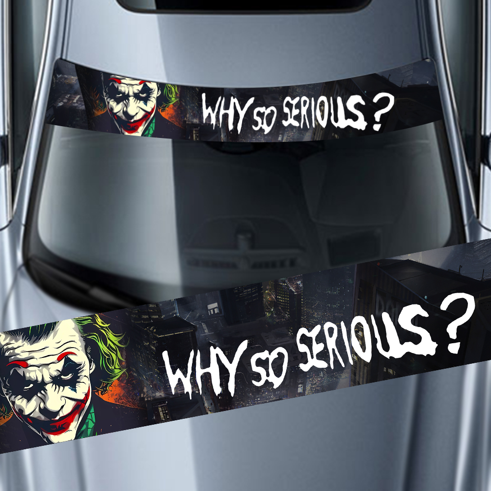Car Accessories Joker - Why So Serious Car Sticker funny
