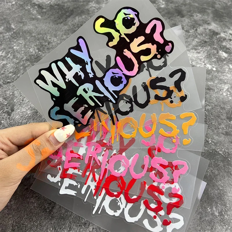 Car Accessories Joker - 1PC Funny Why So Serious Letters