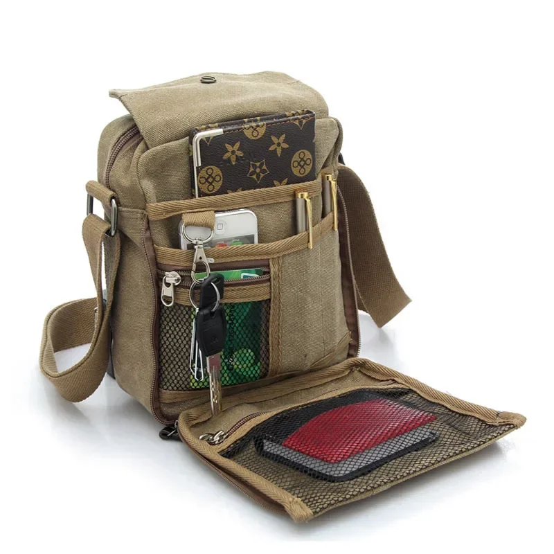 Car Accessories Gifts For Men - New Men's bags Canvas bag fashion