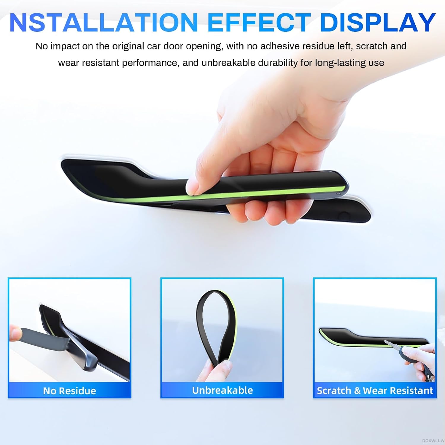 For Tesla Car Sticker Model 3  - Car Door Handle Protector review and price
