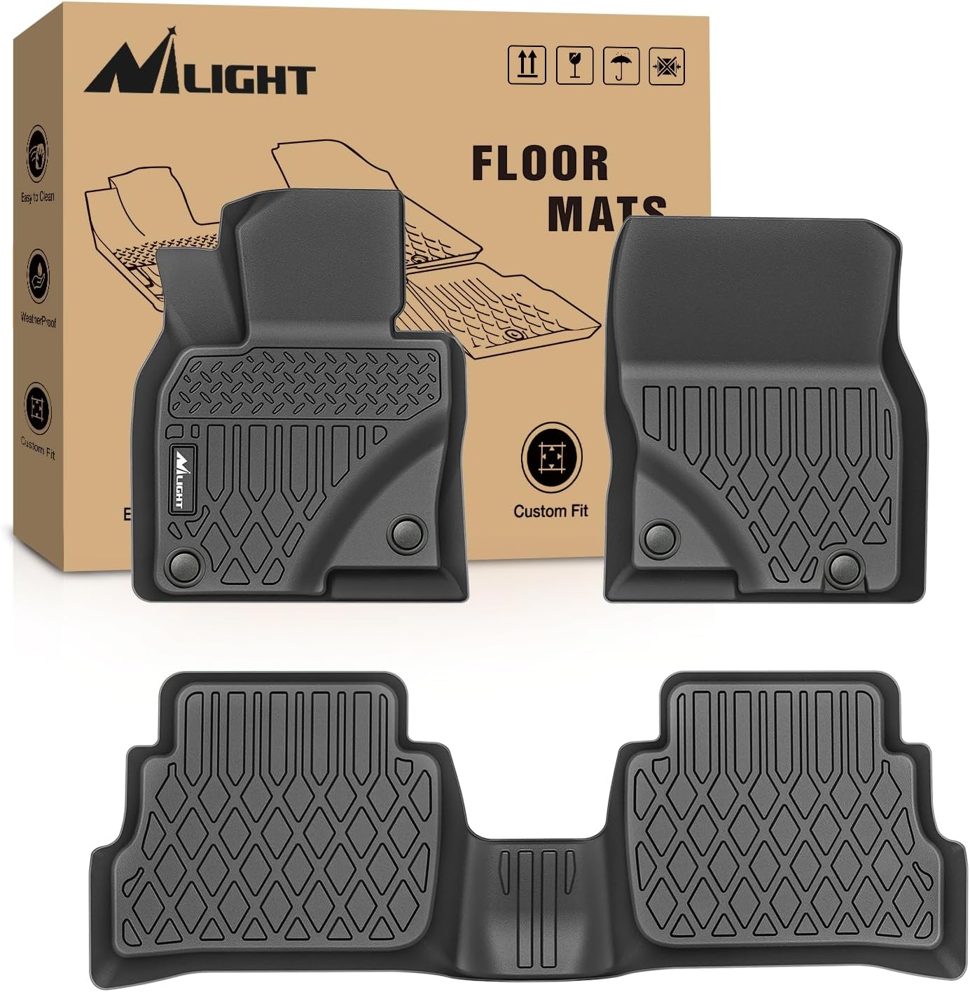 Nilight Custom Fit TPE Floor M - Car Floor Mat Rubber review and price