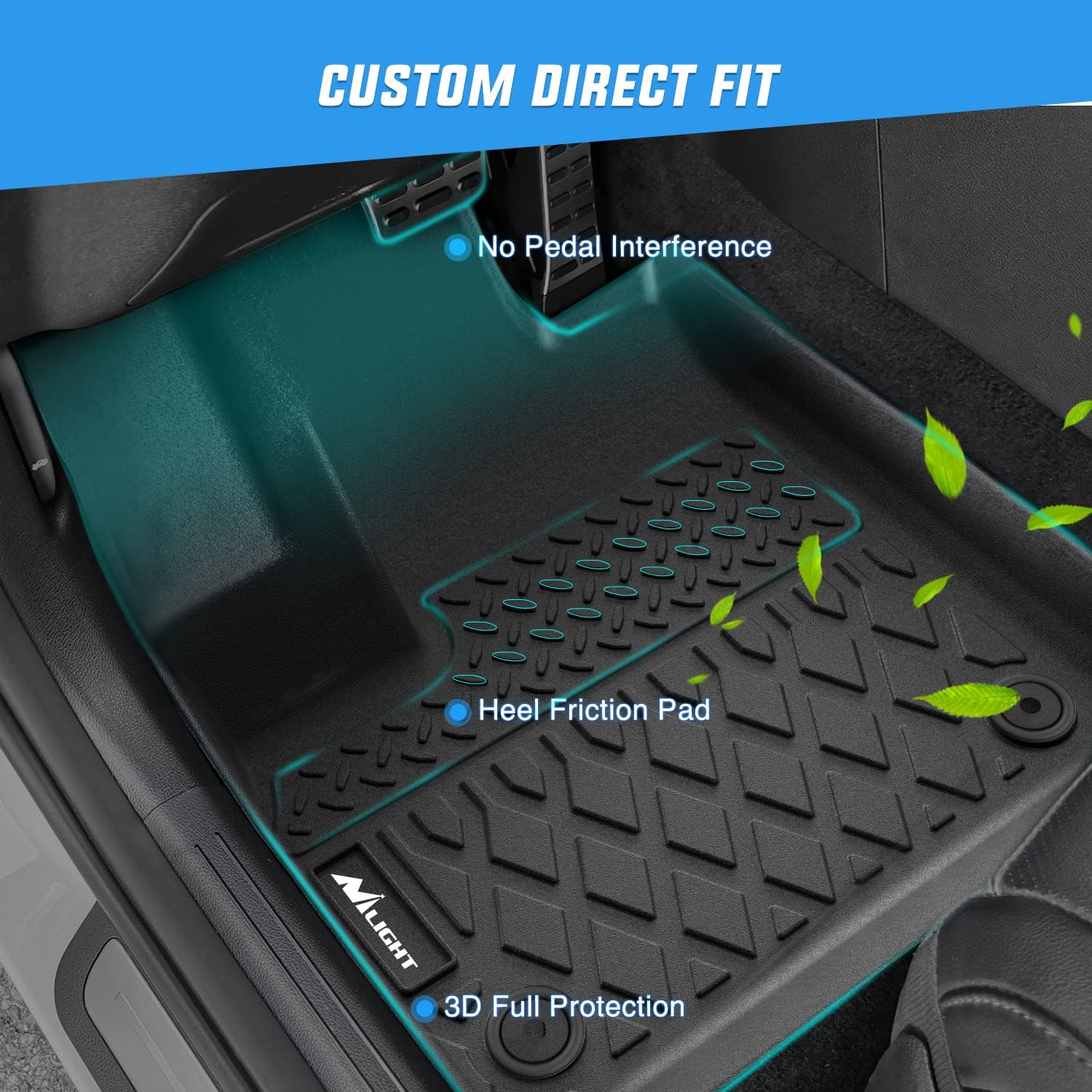 Nilight Custom Fit TPE Floor M - Car Floor Mat Rubber review and price