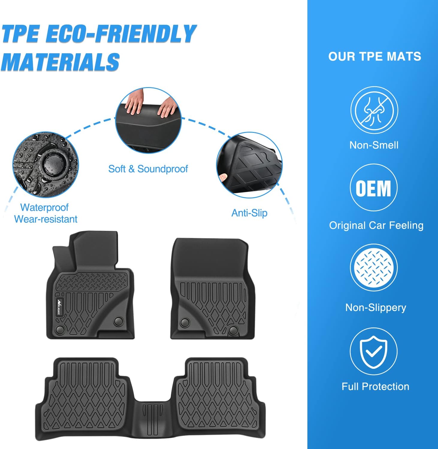 Nilight Custom Fit TPE Floor M - Car Floor Mat Rubber review and price