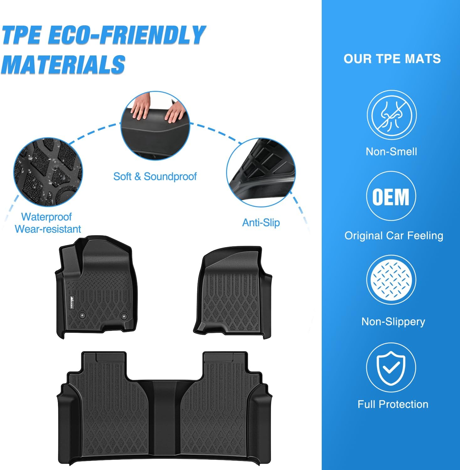 Nilight Floor Mats for Chevy S - Car Floor Mat Rubber review and price