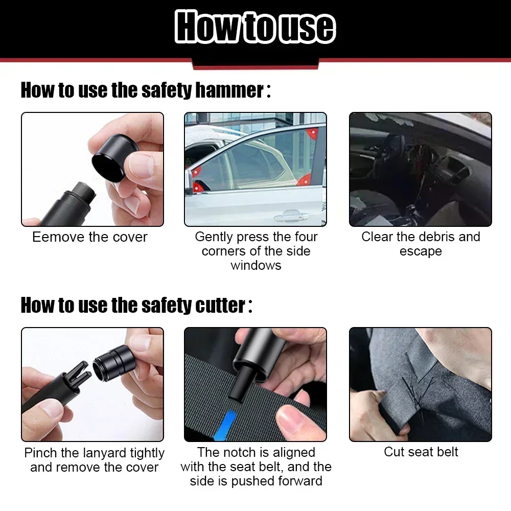 2 In 1 Car Safety Hammer Mini  - Car Emergency Tool Kit review and price