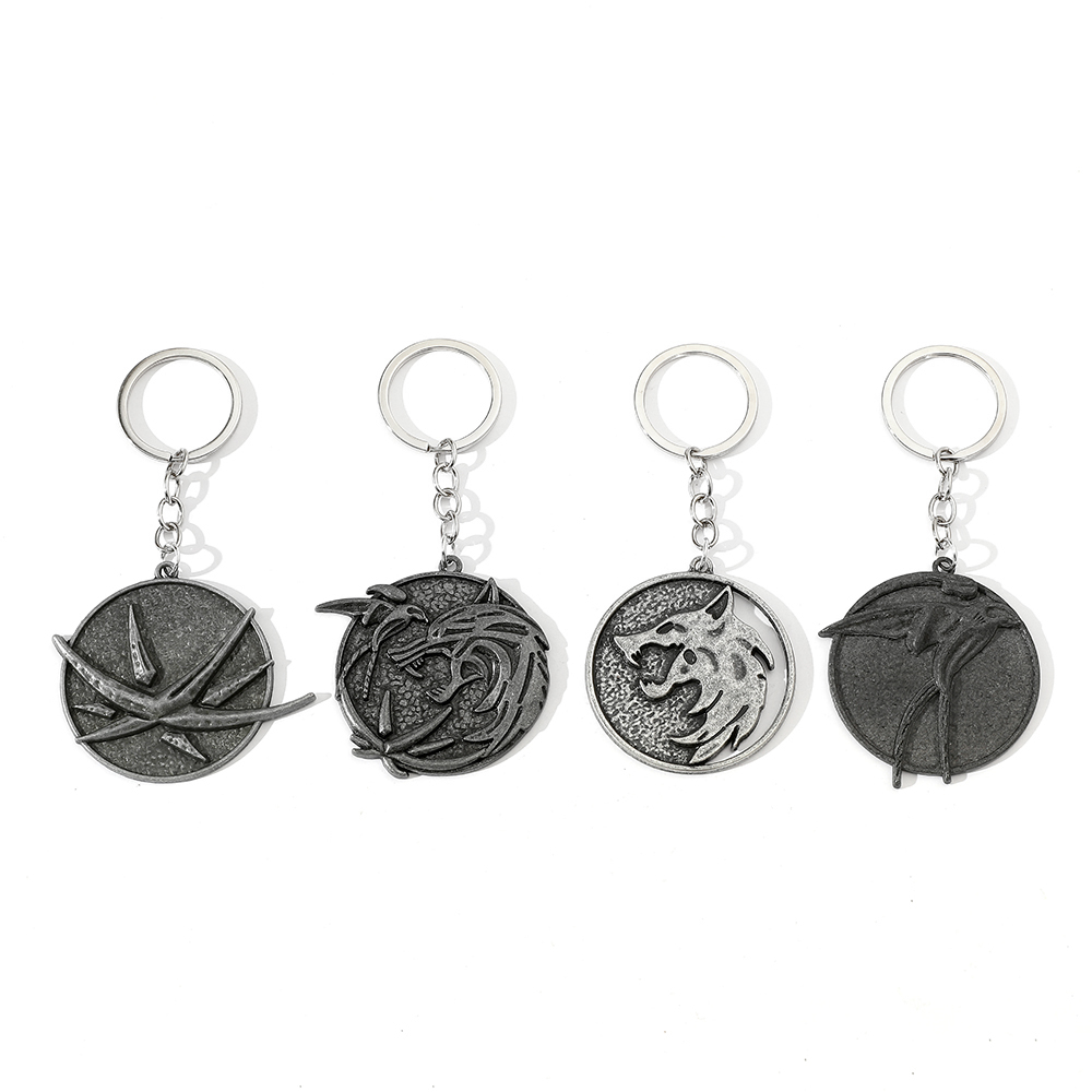 Vintage Wolf Head Keychain Gam - Car Accessories Gifts For Men review and price