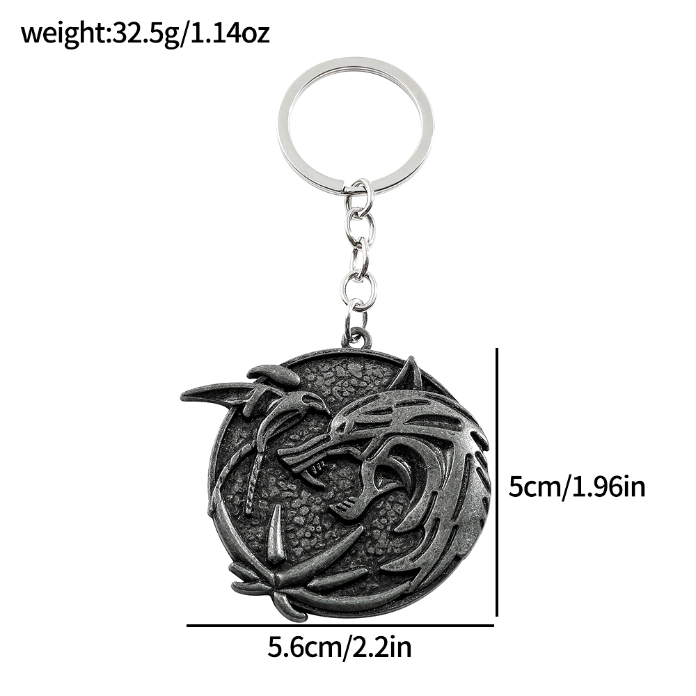 Vintage Wolf Head Keychain Gam - Car Accessories Gifts For Men review and price