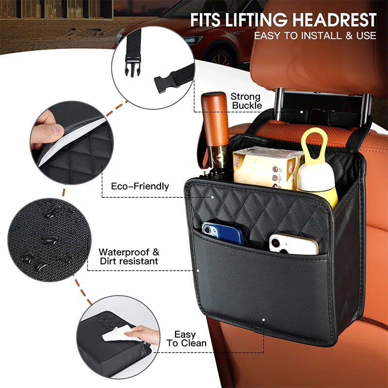 Slim Car Backseat Trash Bag -  - Car Accessories Useful review and price