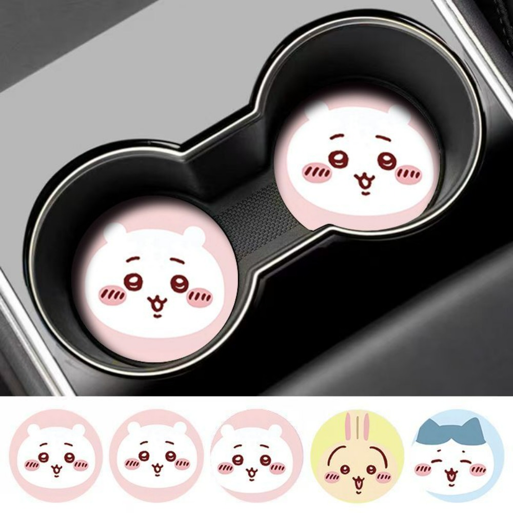 2pcs Chiikawa Car Anti Slip Cu - Car Accessories Unique review and price