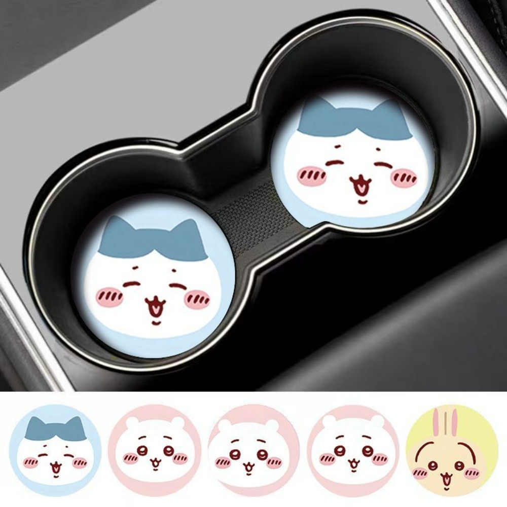 2pcs Chiikawa Car Anti Slip Cu - Car Accessories Unique review and price
