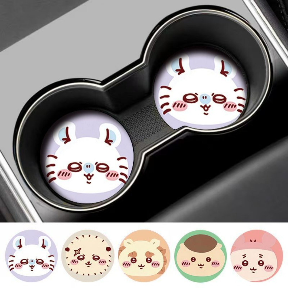 2pcs Chiikawa Car Anti Slip Cu - Car Accessories Unique review and price