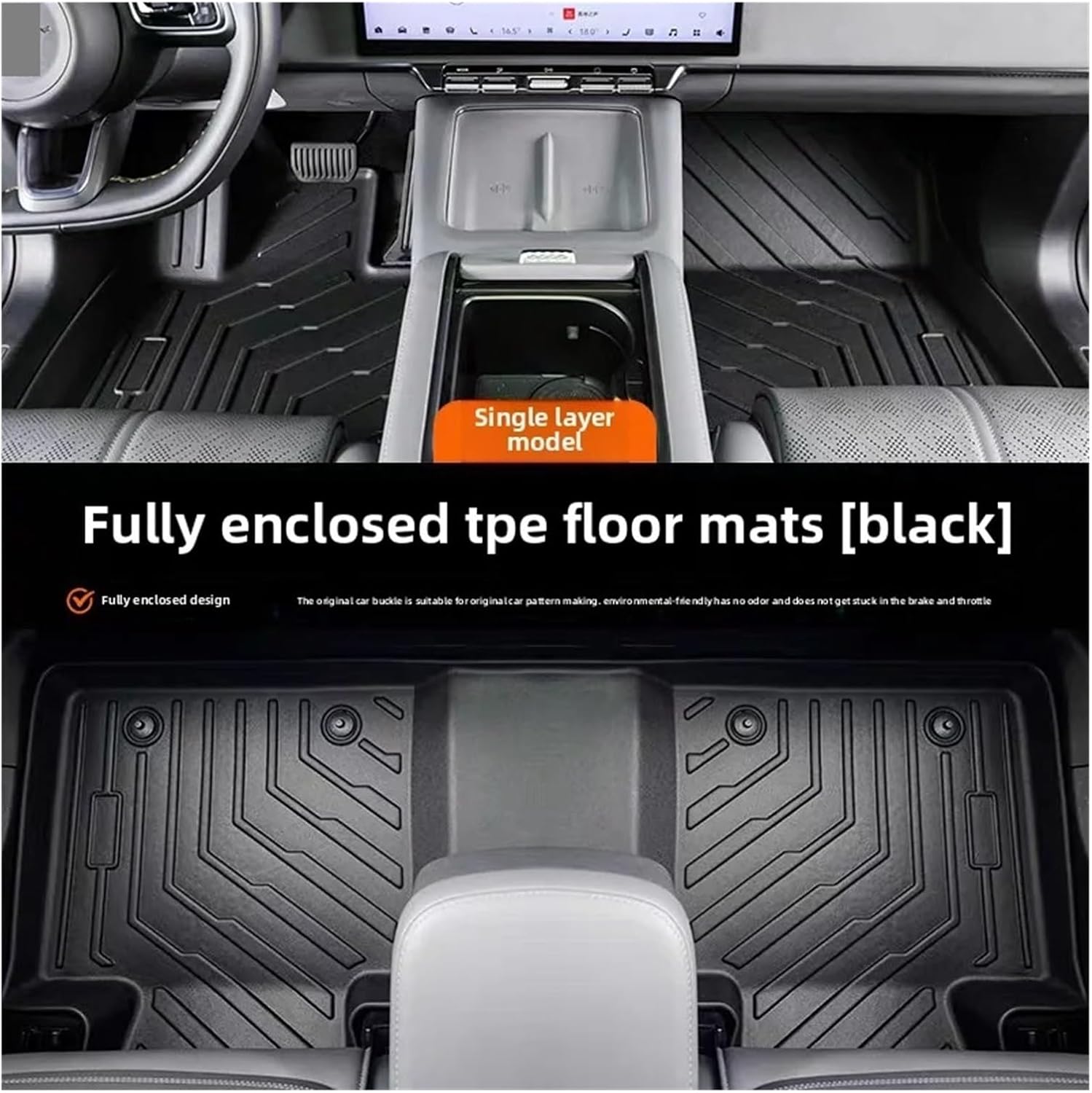 TPE Floor Mats for Zeekr 7X 20 - Car Floor Mat Rubber review and price