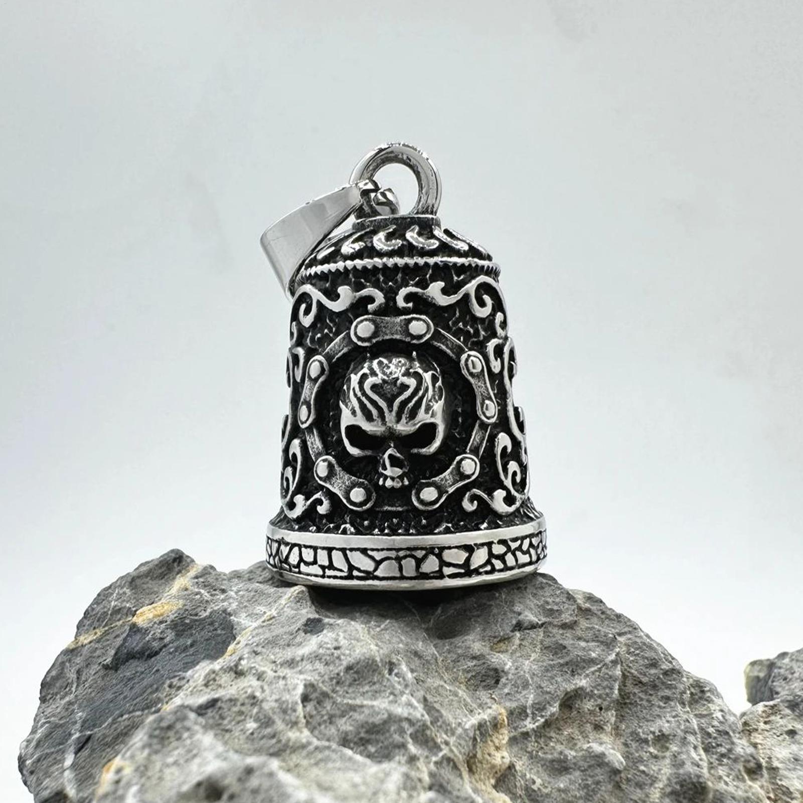 Skull Bell Charm Motorcycle Be - Car Accessories Gifts For Men review and price