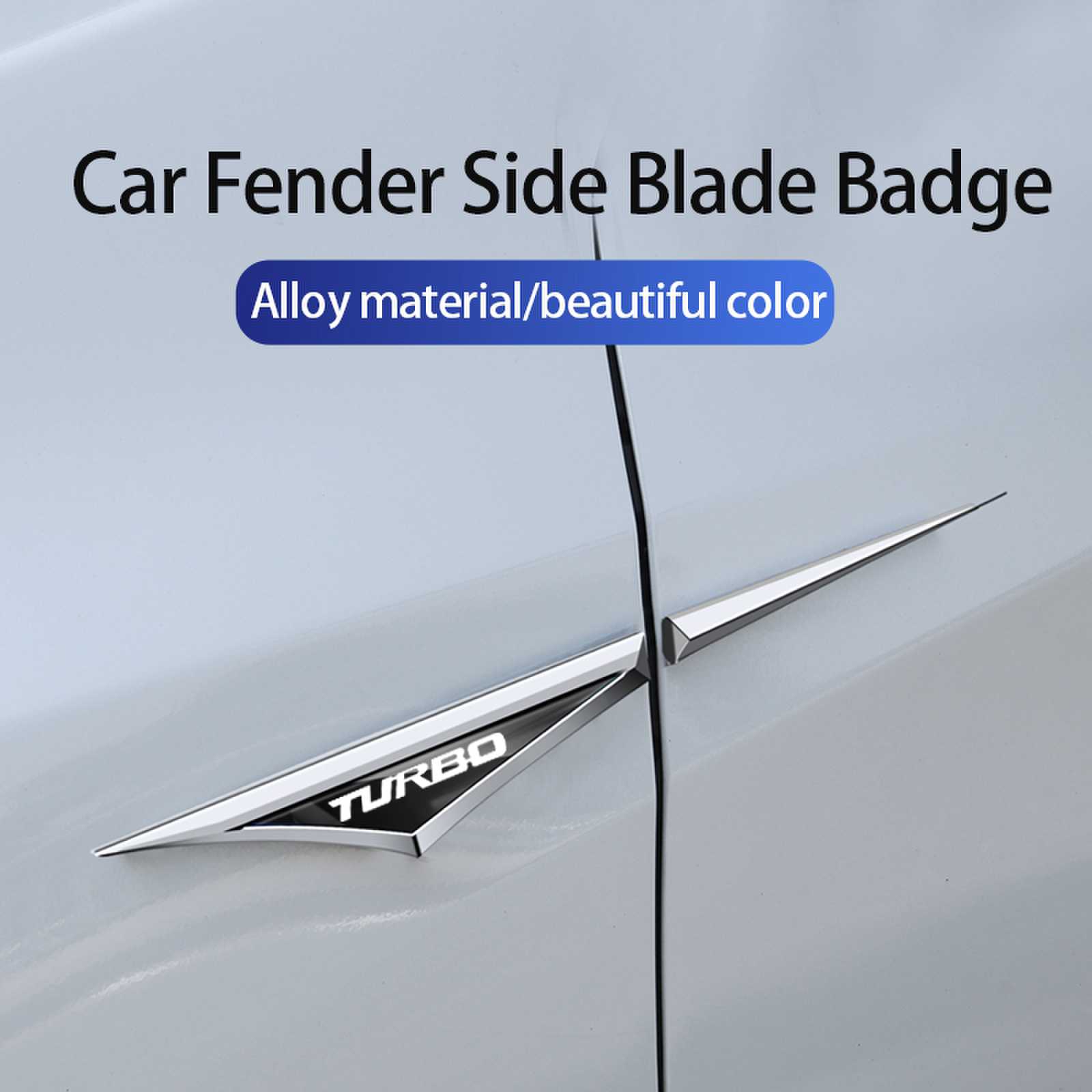 New Fashion Turbo Logo Car Met - Car Accessories Unique review and price