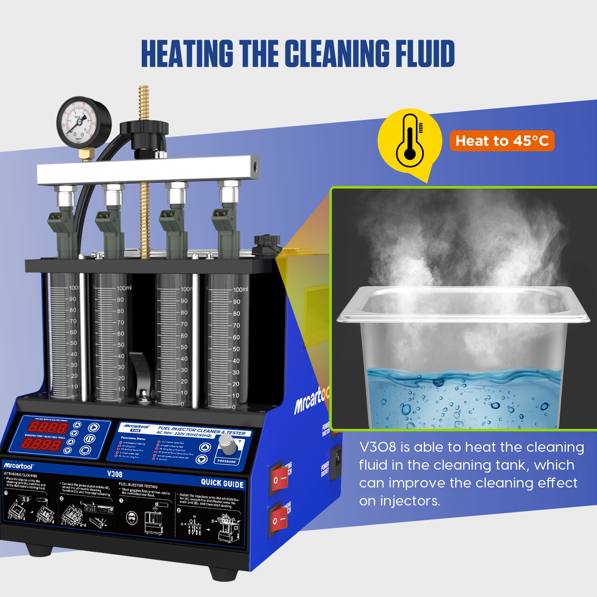 MR CARTOOL V308 Injector Clean - Fuel Injector Cleaner review and price