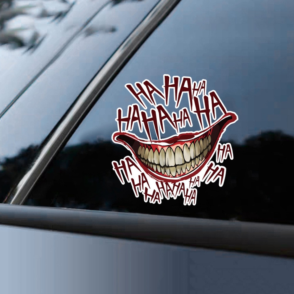 JDM Clown Mouth HAHAHA Motorcy - Car Accessories Joker review and price