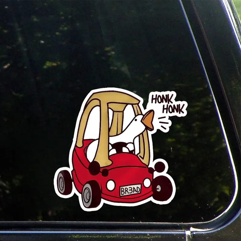Funny Honk Goose Vinyl Sticker - Car Accessories Gift Ideas review and price