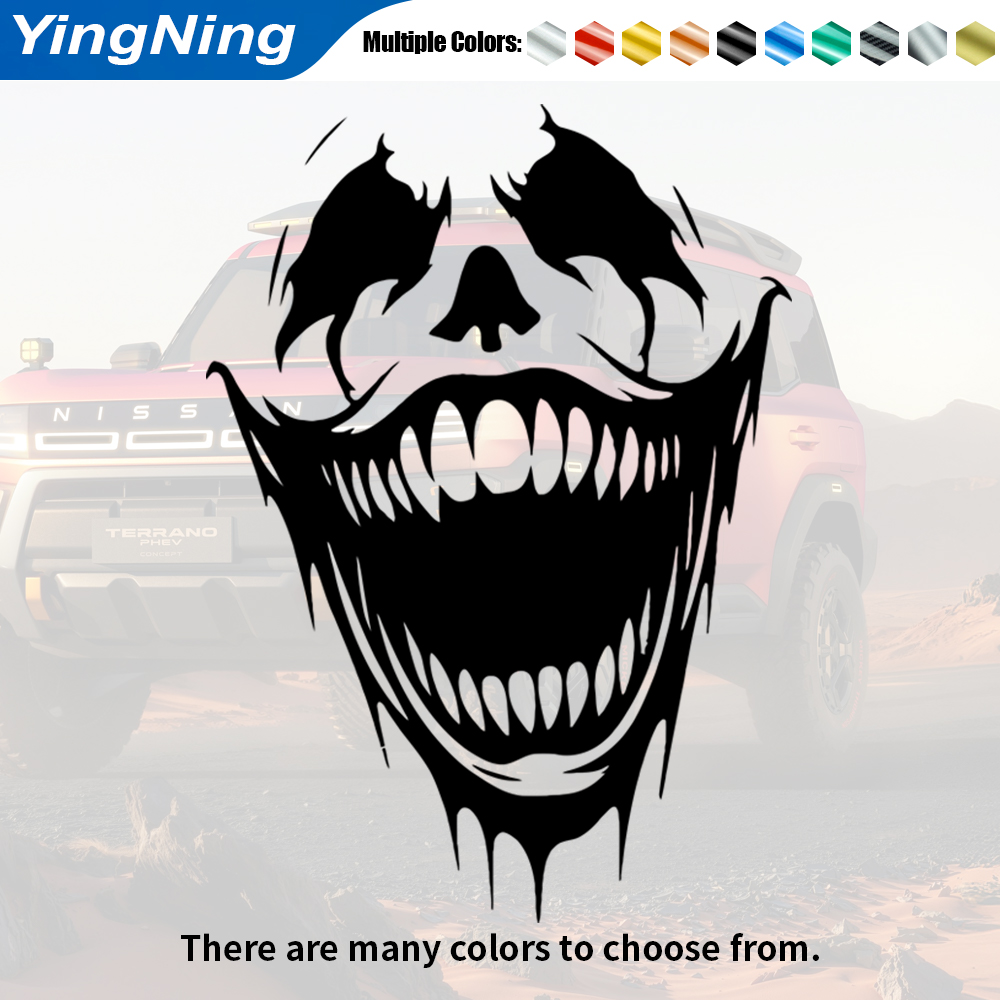 Scary Joker Smile Car Stickers - Car Accessories Joker review and price