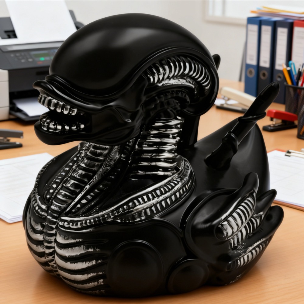 Alien Duck Resin Statue，Evil A - Car Accessories Gift Ideas review and price