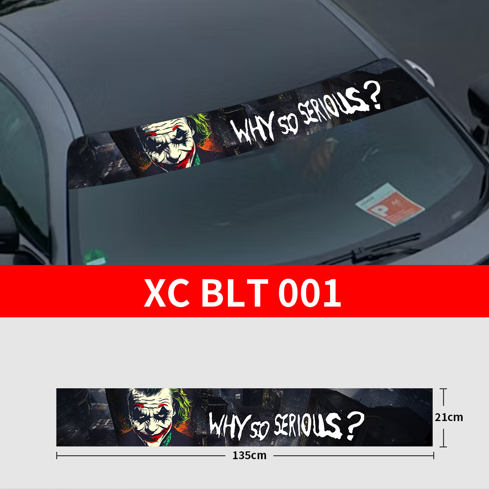 Why So Serious Car Sticker fun - Car Accessories Joker review and price