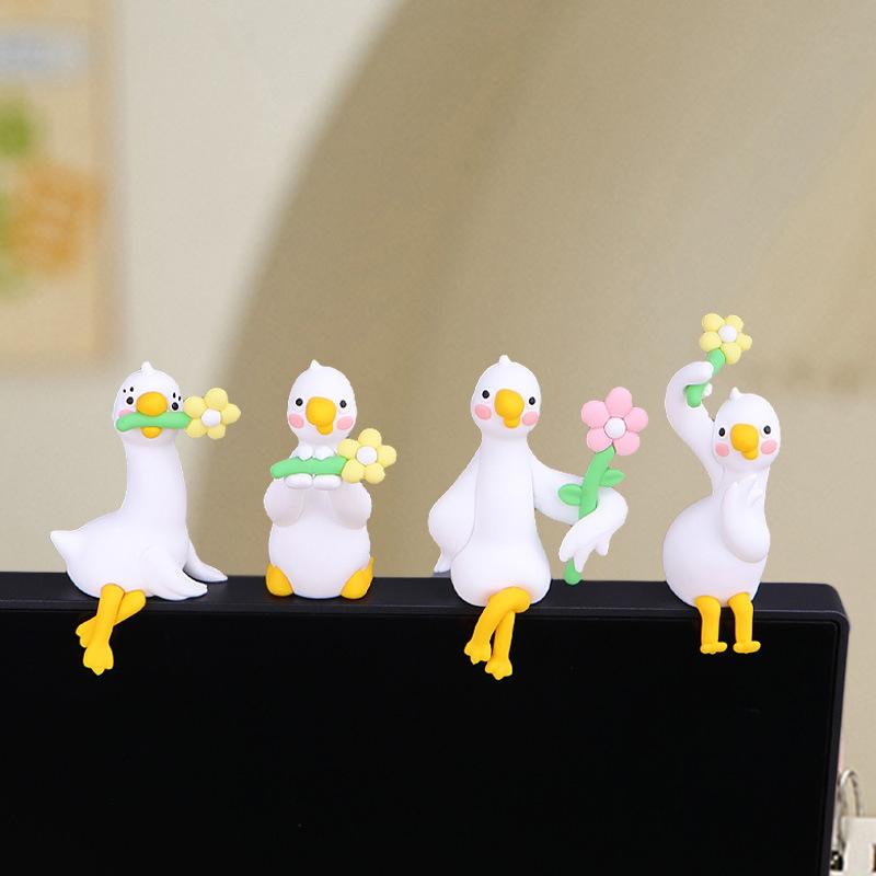 Cute 3D Duck Figurine Mini Res - Car Accessories Gift Ideas review and price