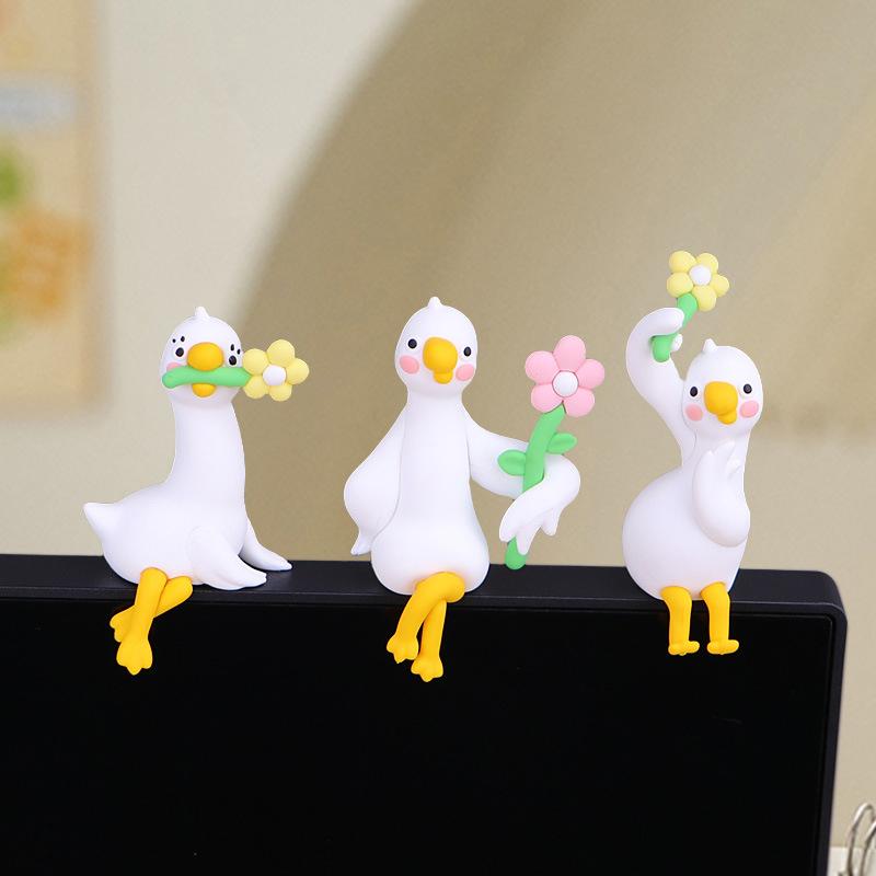 Cute 3D Duck Figurine Mini Res - Car Accessories Gift Ideas review and price