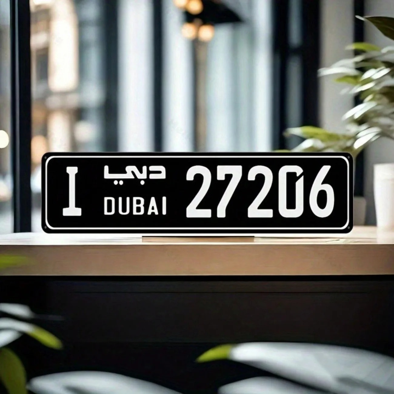 Engraved Aluminum Dubai‑Themed - Car Accessories In Dubai review and price