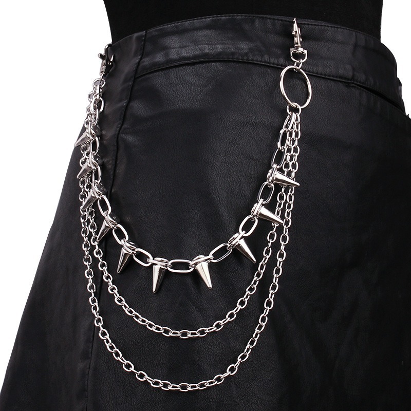 Hip Hop Punk Rock Metal Pants  - Car Accessories Gifts For Men review and price
