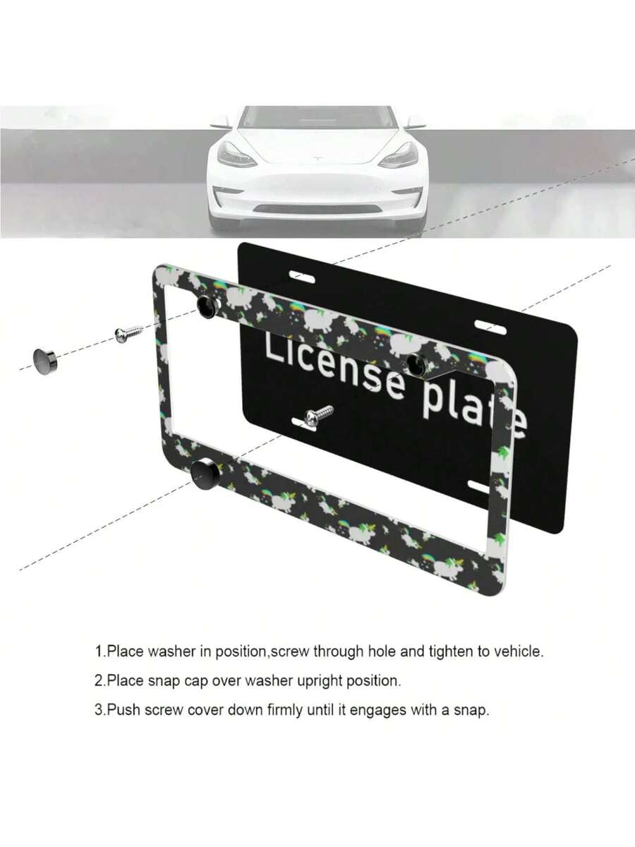 1 Aluminum License Plate Frame - Car Accessories Gift Ideas review and price