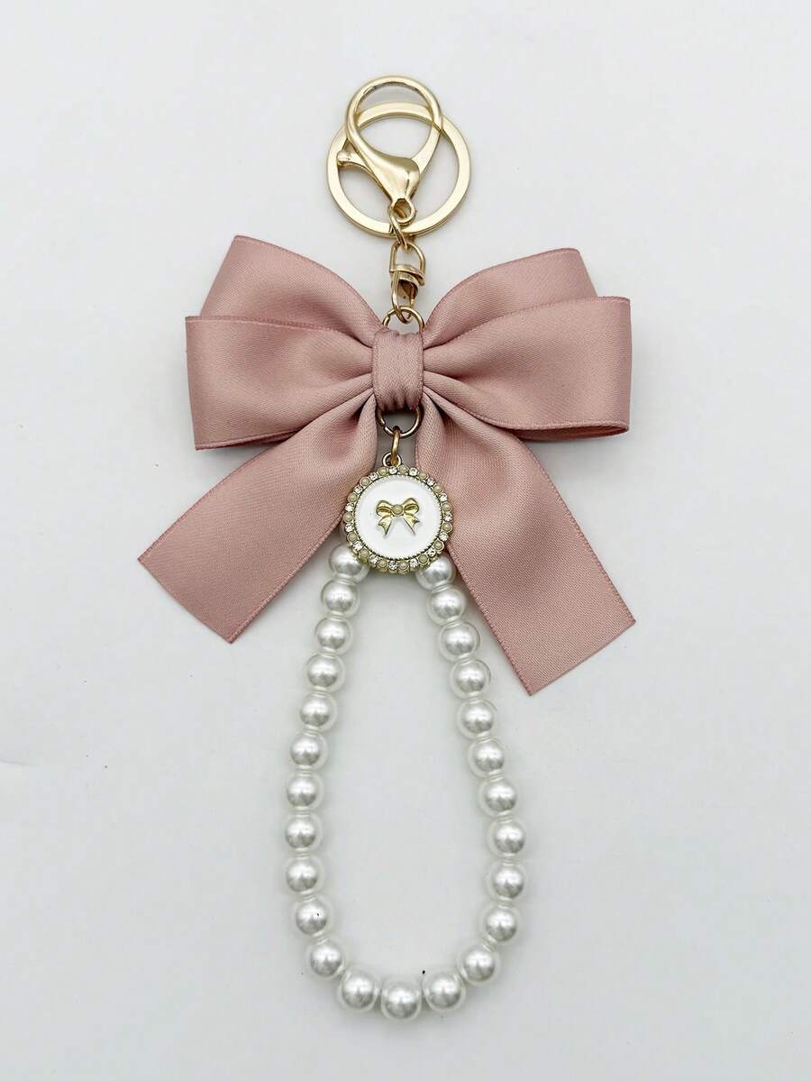 1pc Bow Knot Woven Keychain, F - Car Accessories Gift Ideas review and price