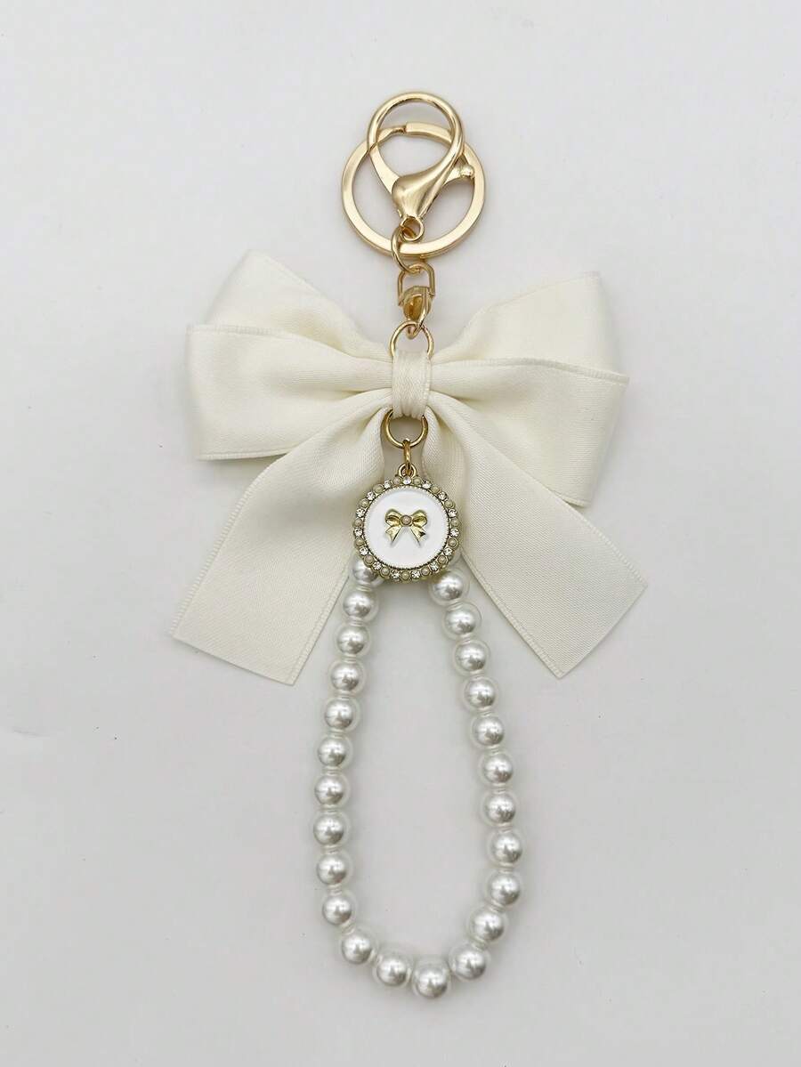 1pc Bow Knot Woven Keychain, F - Car Accessories Gift Ideas review and price