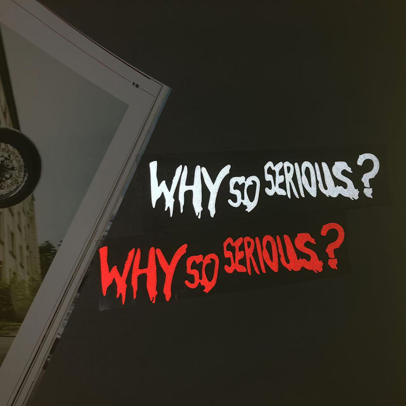 Why So Serious Decals Motorcyc - Car Accessories Joker review and price