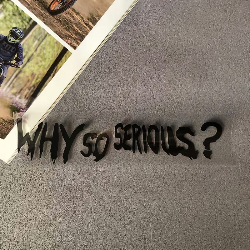 Why So Serious Decals Motorcyc - Car Accessories Joker review and price