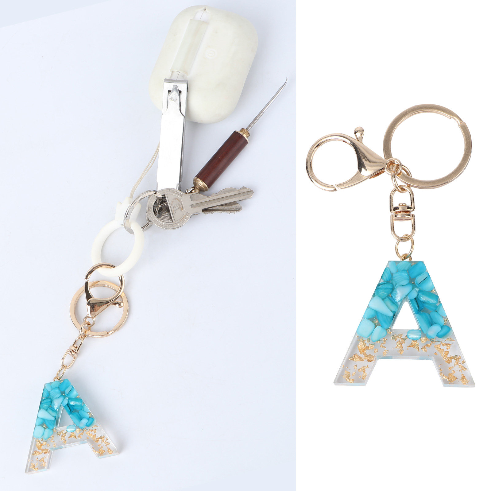 1Pcs English Alphabet Keychain - Car Accessories Gift Ideas review and price