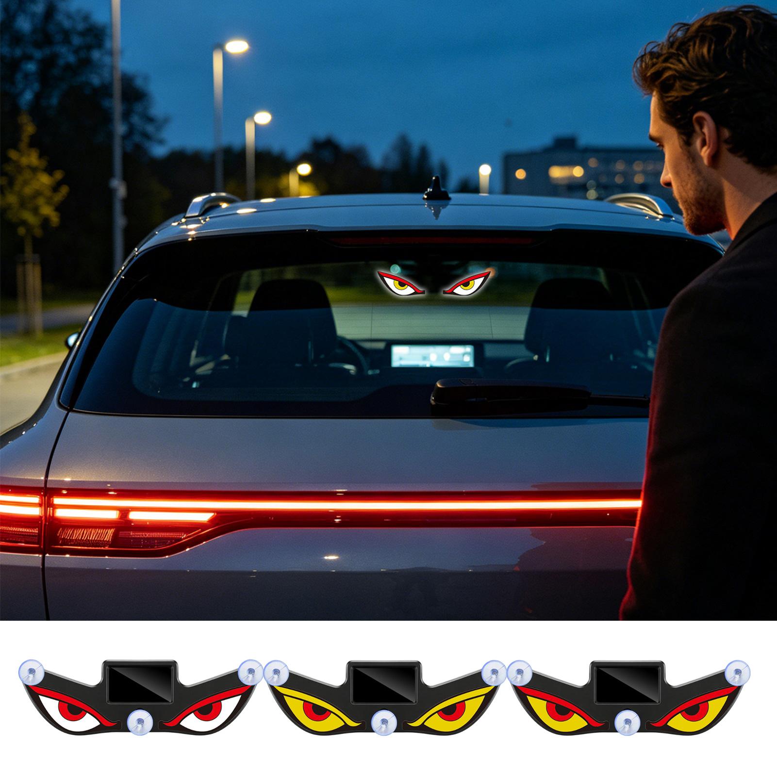 Solar LED Eye Shape Light Wate - Car Accessories Unique review and price