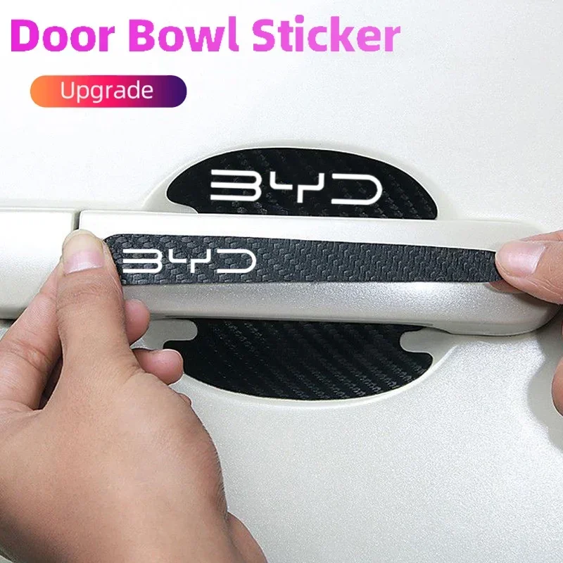 8Pcs Carbon Fiber Car Door Han - Car Door Handle Protector review and price