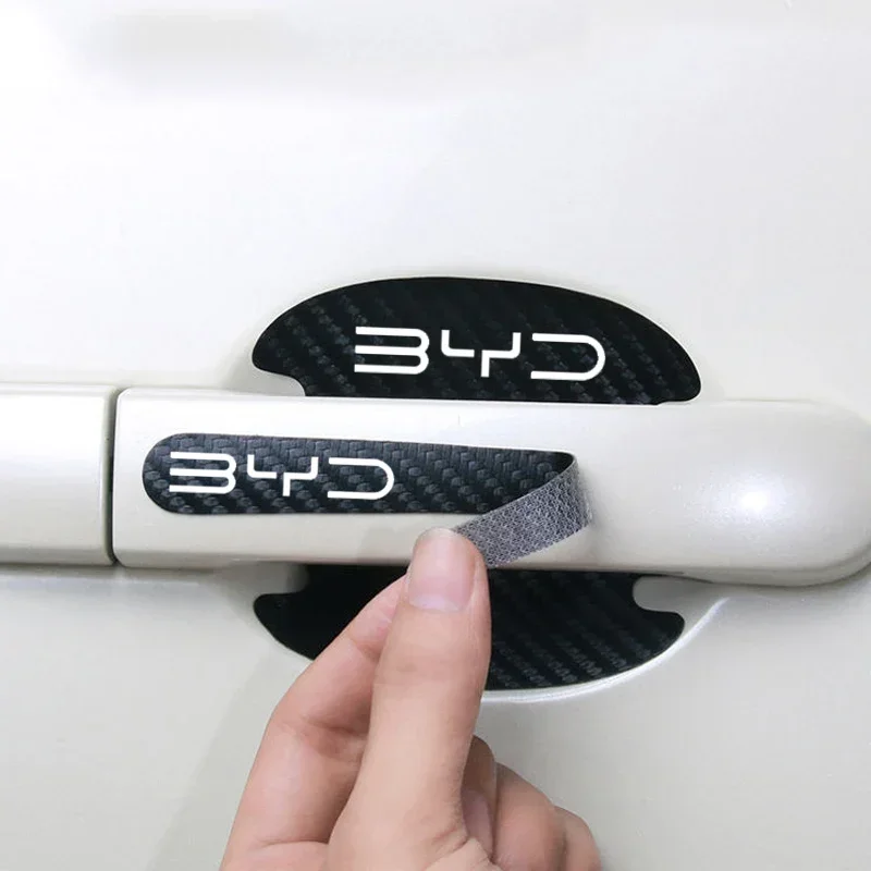 8Pcs Carbon Fiber Car Door Han - Car Door Handle Protector review and price