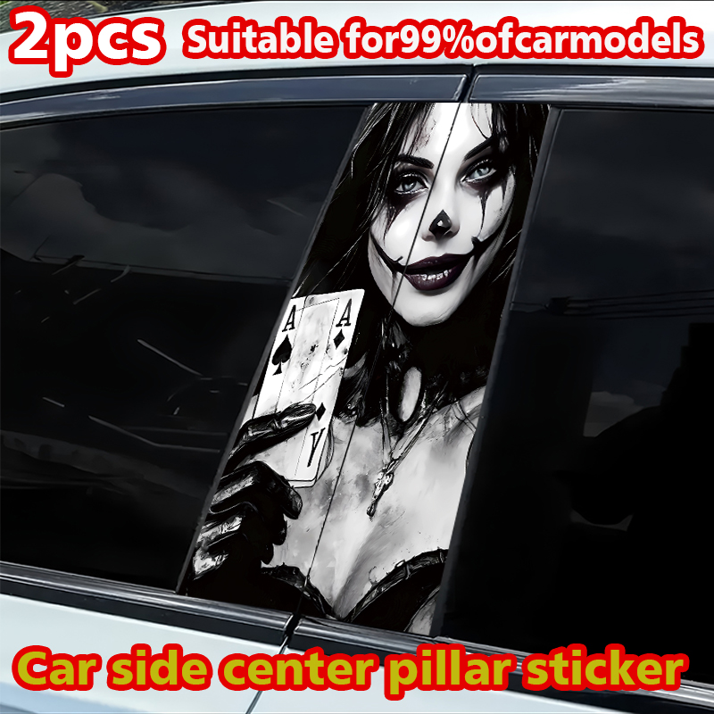 2pcs car B-pillar stickers Jok - Car Accessories Joker review and price