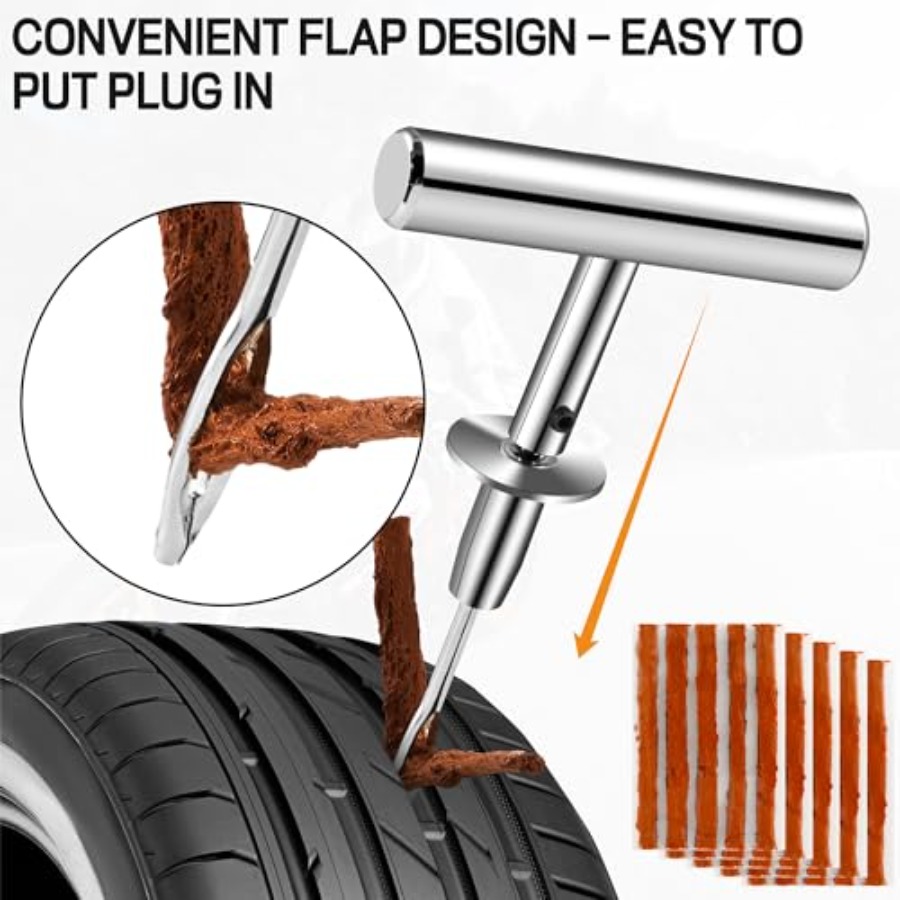 Solid Stainl Steel Tire Repair - Car Emergency Tool Kit review and price