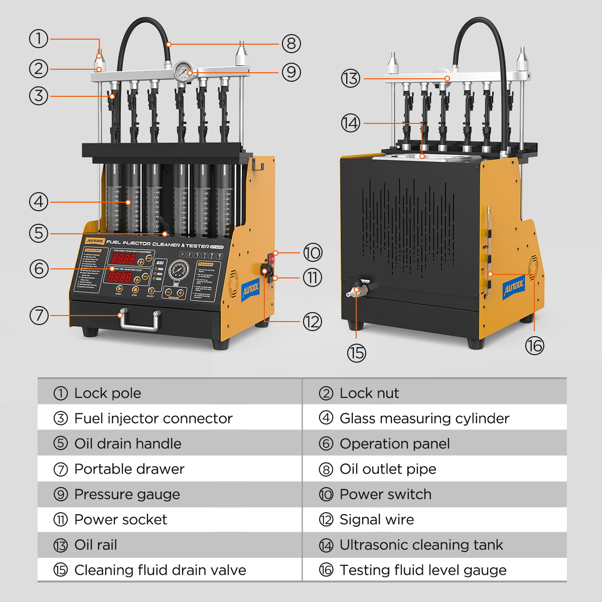 AUTOOL CT400 Car GDI EFI FEI F - Fuel Injector Cleaner review and price