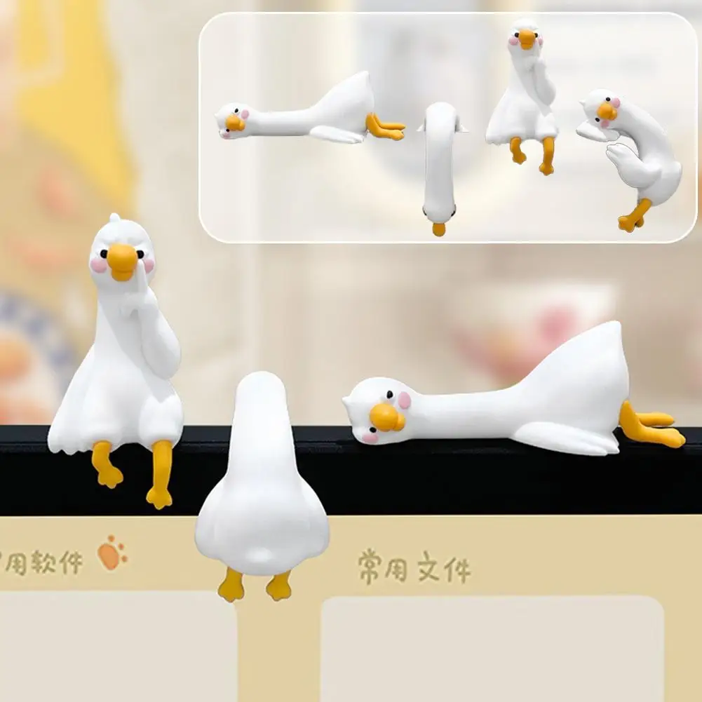 1/4pcs Cute 3D Duck Figurine M - Car Accessories Gift Ideas review and price